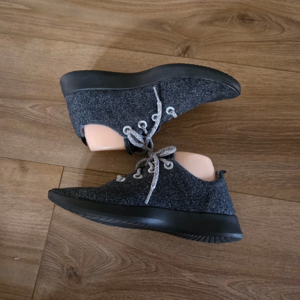 Allbirds Womens Wool Runners Charcoal Black Merino Wool Sneakers US 9‎ WR W9